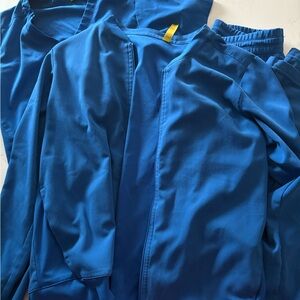 Wink Royal Blue Scrub Set with Jacket